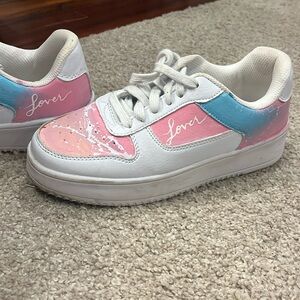 Hand Painted Taylor Swift Inspired Womens Sneakers Size 6